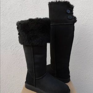 Over The Knee Bailey Button Boots
